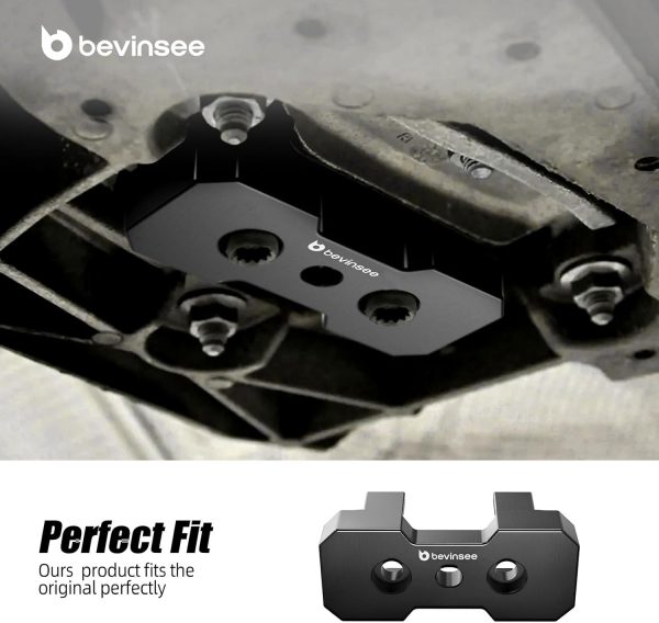 Bevinsee Premium Aluminum Transmission Mounts for Cars-3