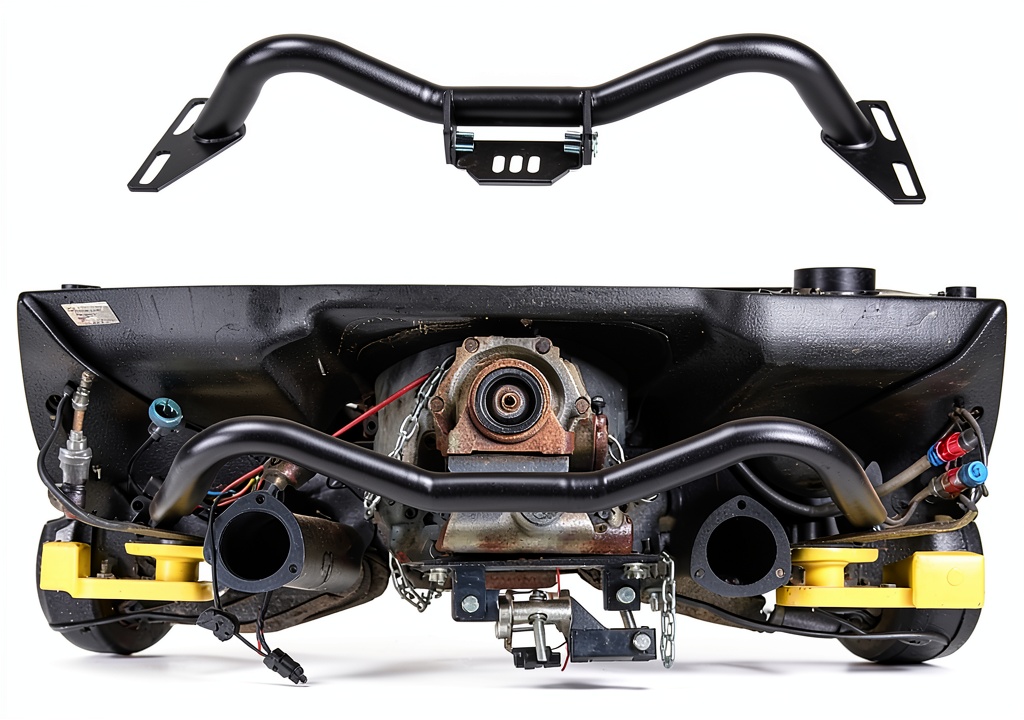 ELITEWILL transmission crossmember installed in a classic GM truck