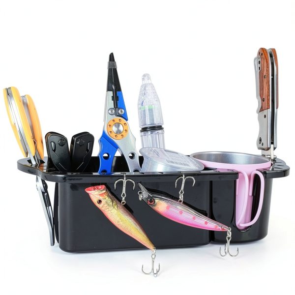 HiUmi Black Plastic Boat Cabin Storage Bin Universal Fit-3