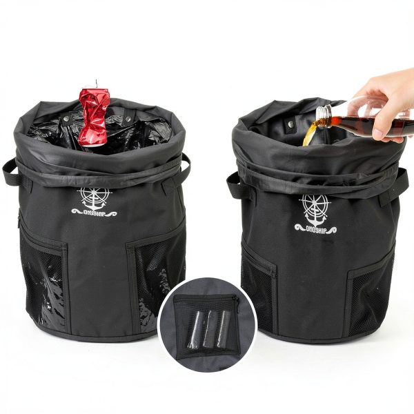 ONOSHIP Marine Trash Can 13 Gallon Nylon Tilt Out-3