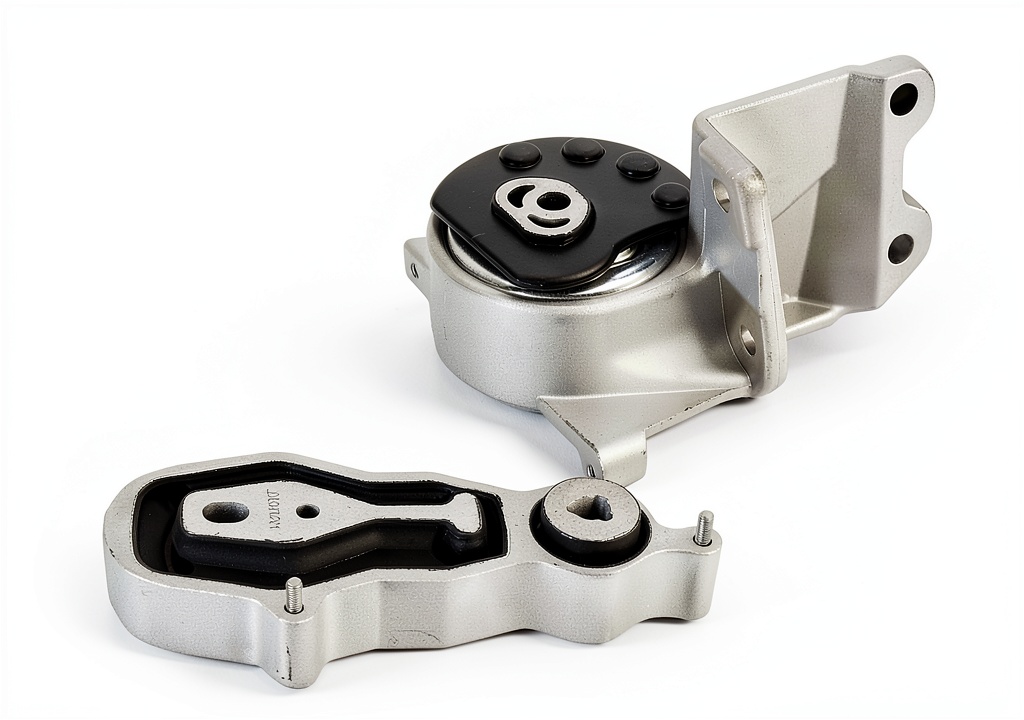 Installing Ford Flex Transmission Mount A-Premium 3.5L V6 on a wooden workbench