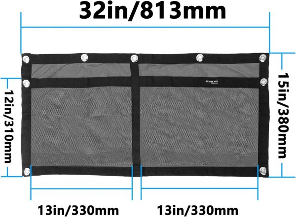 YUSOVE Polyester Boat Storage Bag 2 Pocket Universal Fit-1