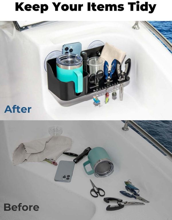 KEMIMOTO Boat Caddy Organizer ABS Material-3