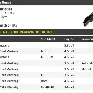 Transmission Mount Marketplace Steel Design-0