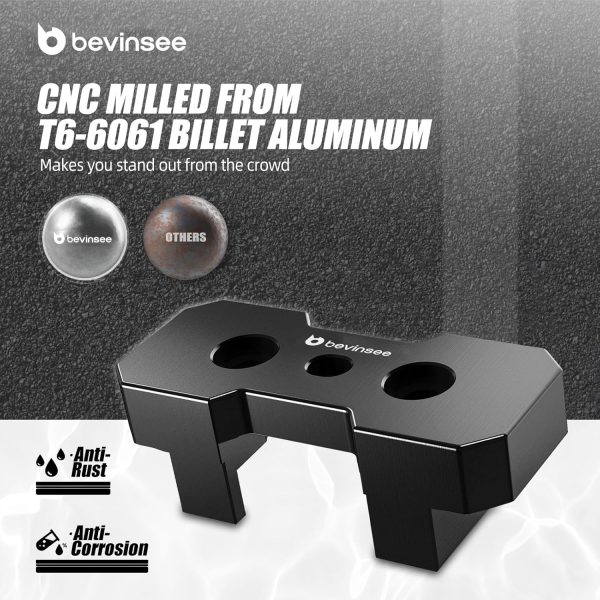 Bevinsee Premium Aluminum Transmission Mounts for Cars-4