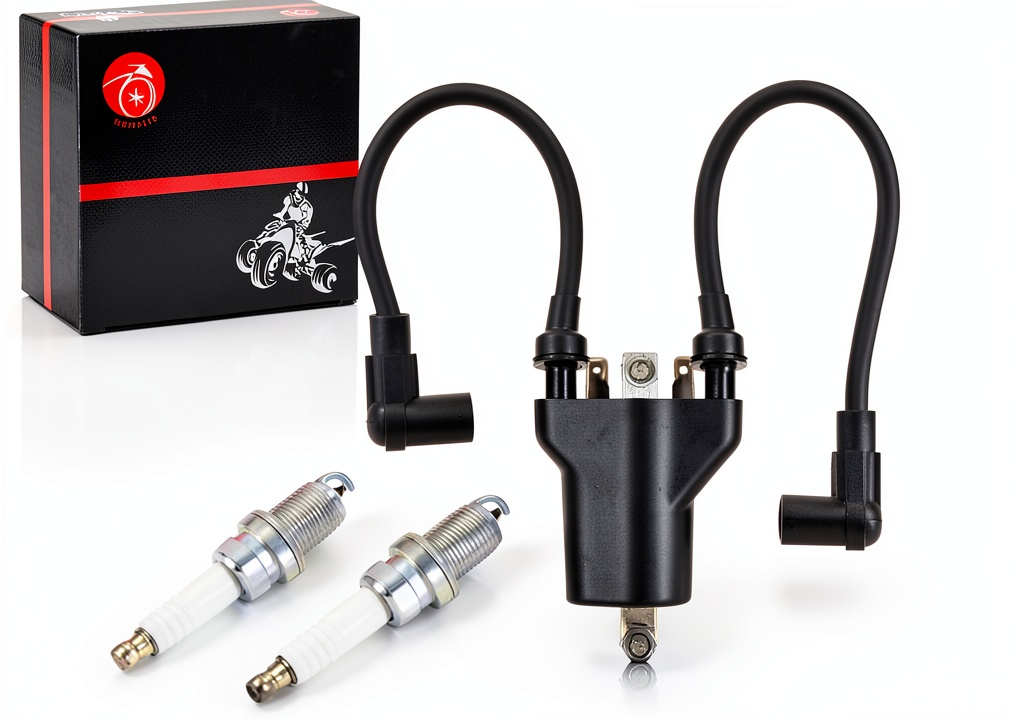 MOTO1988 ignition coil installed in a golf cart engine
