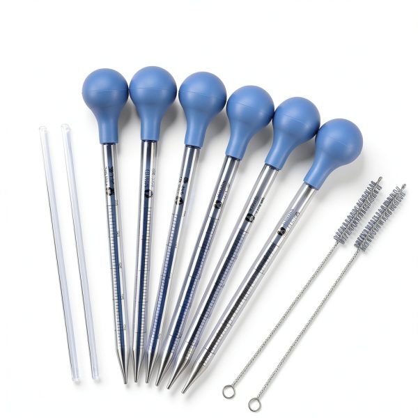 Glass Droppers Pipettes Weewooday 16pcs Blue 10ml Lab Dropper Caps-2