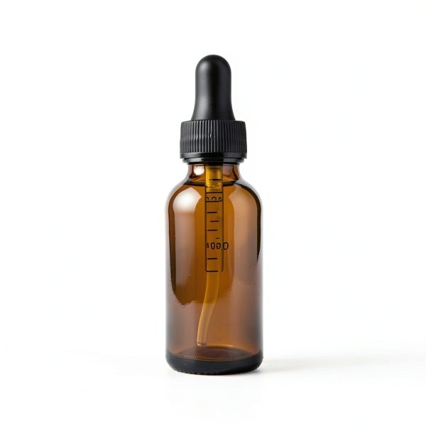 Amber Glass Eye Dropper Bottle 6×1oz NOOEEISS LeakProof Suction-6